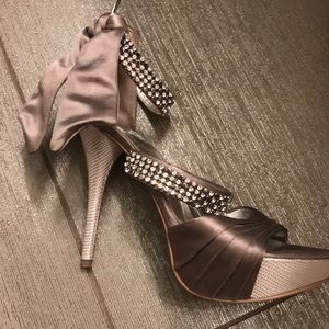 Marciano silver heels